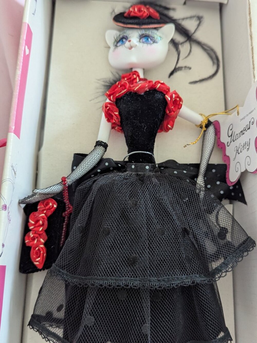 2004 Glamour Kitty Doll Helen Y Momo Cat Figurine - Picture 6 of 16